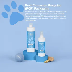 recycled packaging info with image of the awapuhi range
