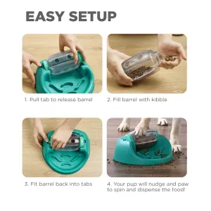 step by step guide on setting the feeder up