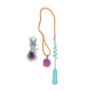 Cat-Apult Spring Wand Toy for Cats