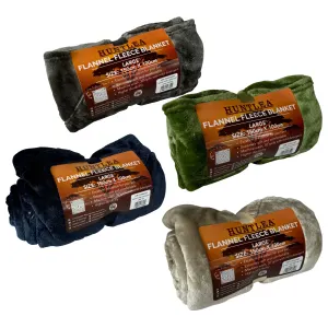 Huntlea Flannel Fleece Pet Blanket