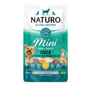 Naturo Mini Adult Duck Veg & Brown Rice Wet Dog Food