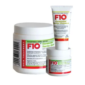 25g &amp; 100g tub of F10 germicidal barrier ointment