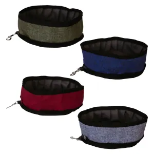 Huntlea Adventure Dog Food & Water Travel Bowl