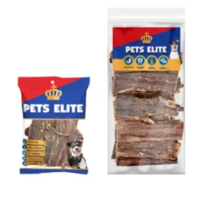 Pets Elite Beef Jerky Flats Dog Chew Treats