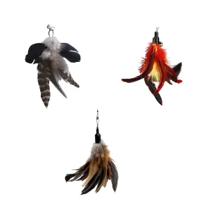 zaBird Cat Wand Attachment Bundle 2 - Flying Fox, Hawk-Moth & Phoenix