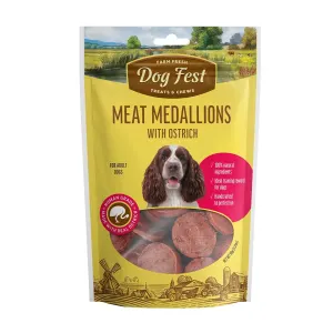 Dog Fest Ostrich Medallions Dog Chew Treats