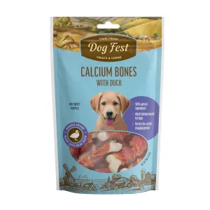 Dog Fest Calcium Bones with Duck Puppy Chew Treats