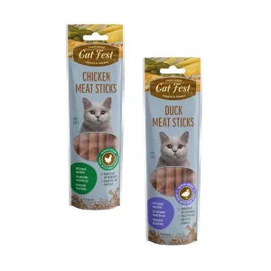 Cat Fest Meat Sticks Cat Chew Treats