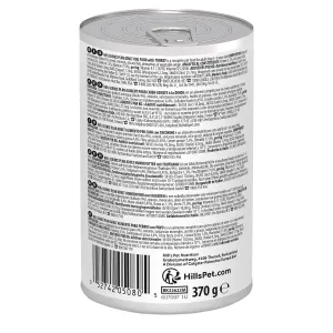 back of pack with ingredients, composition, feeding guide etc