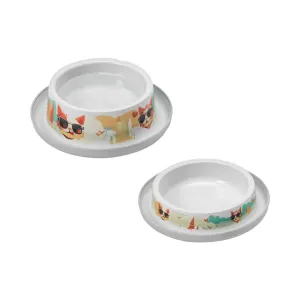 Trendy Dinner Indy & Louise Dog and Cat Bowl