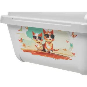close up of front of tray