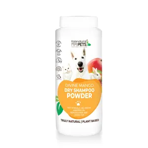 Pannatural Dry Shampoo Powder Mango for Dogs and Cats