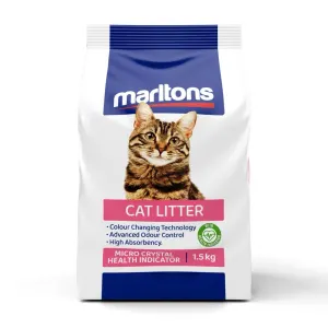 Marltons Micro Crystals with Health Indicator Cat Litter