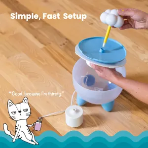 simple setup of the fountain
