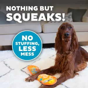 Durablez Sssupreme Snake Squeaky Dog Toy Stuffing-Free