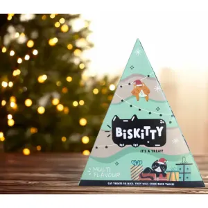 Biskitty X-Mas Triangle Cat Biscuits