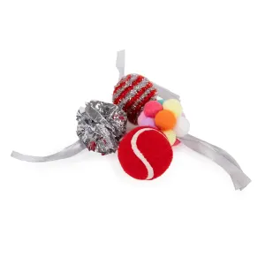 Festive Ball Gift Box for Cats - 8 Piece