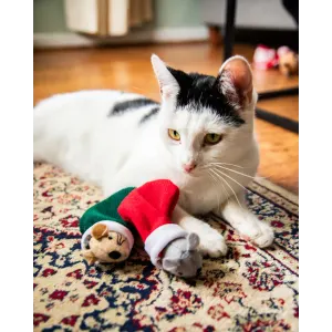 Martha & Mayor Mice Duo Xmas Cat Plush Toy