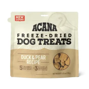 Brown bag of Acana Free Run Duck Freeze Dried Dog Treats