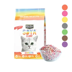 8 variants of Soya Clump cat litter