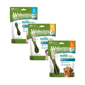 Whimzees Discovery Toothbrush Dental Dog Treats