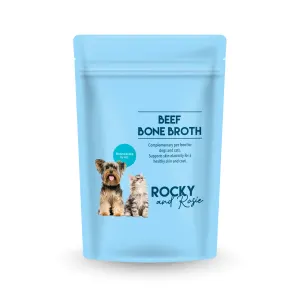 Rocky & Rosie Beef Bone Broth Powder for Dogs & Cats