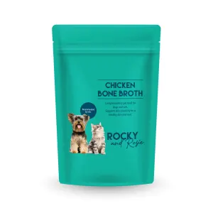 Rocky & Rosie Chicken Bone Broth Powder for Dogs & Cats