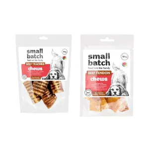 Small Batch Beef Trachea & Tendon Dog Chew Treats