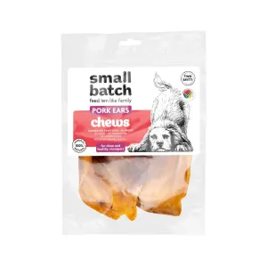 Small Batch Pork Ears Dog Chew Treat