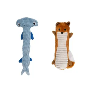 Stuffing-Free Plush Dog Toys