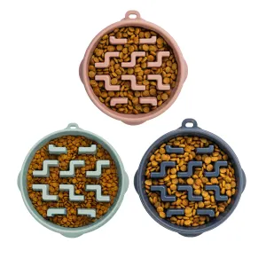 Fun Feeder Notch Slow Feed Dog Bowls