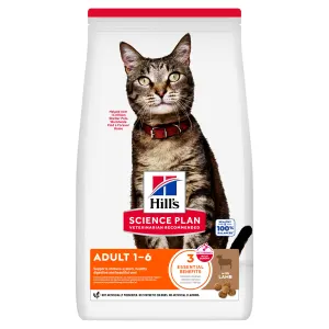 Hill's Adult Dry Cat Food - Lamb in packaging