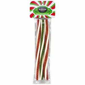 Probono Semi-Moist Candy Cane Dog Treats