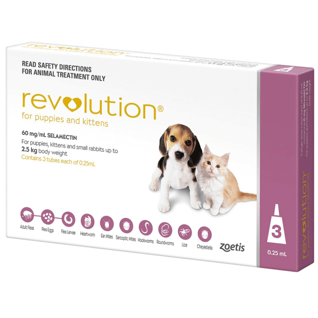Revolution Mixed Parasite Spot On for Puppies Kittens ePETstore