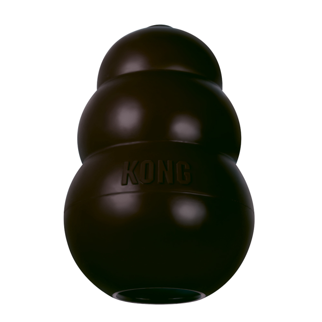 KONG Extreme Rubber Dog Toy, Black, Small