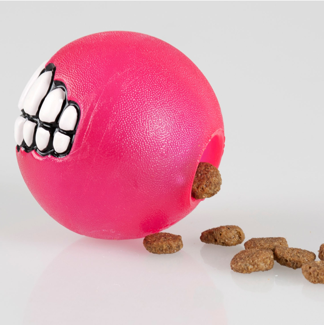 Rogz Grinz Ball for Dogs - Medium