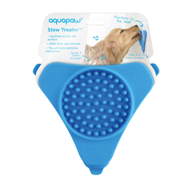Blue triangular rubber slow treater