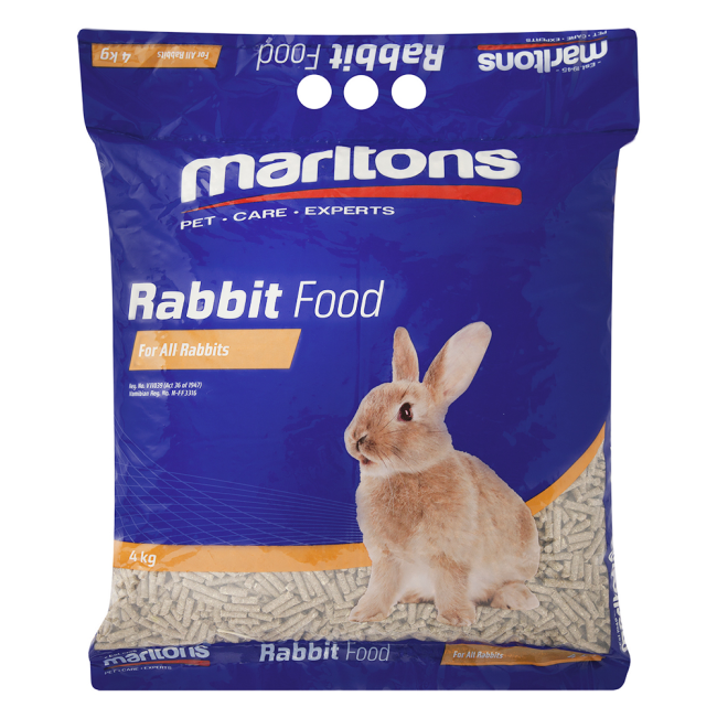 Blue bag of Marltons Rabbit Food