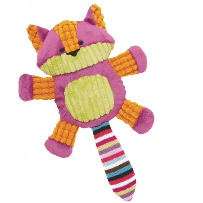 Chubleez Charlie Cat Squeaky Dog Toy