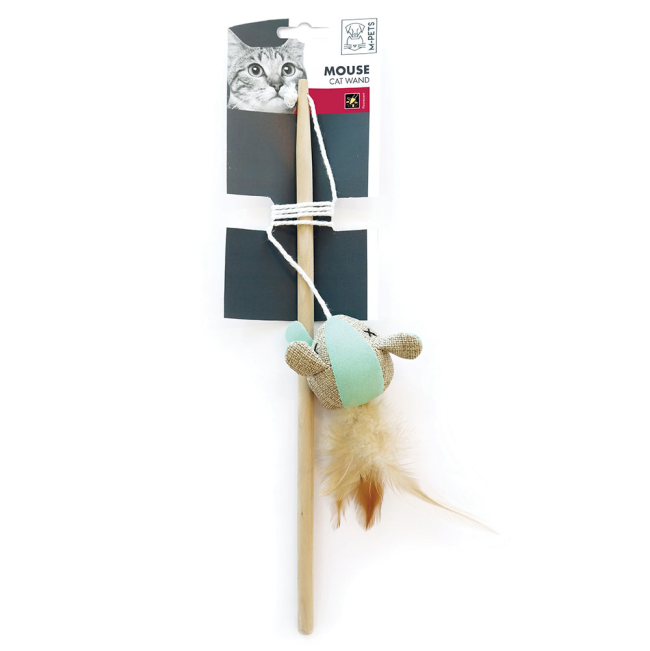 Mpets mouse wand cat toy
