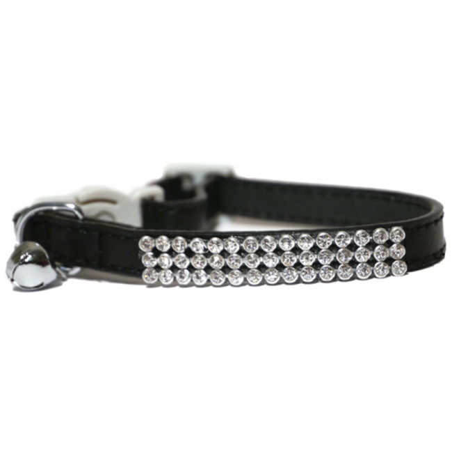 Black cat collar with diamante