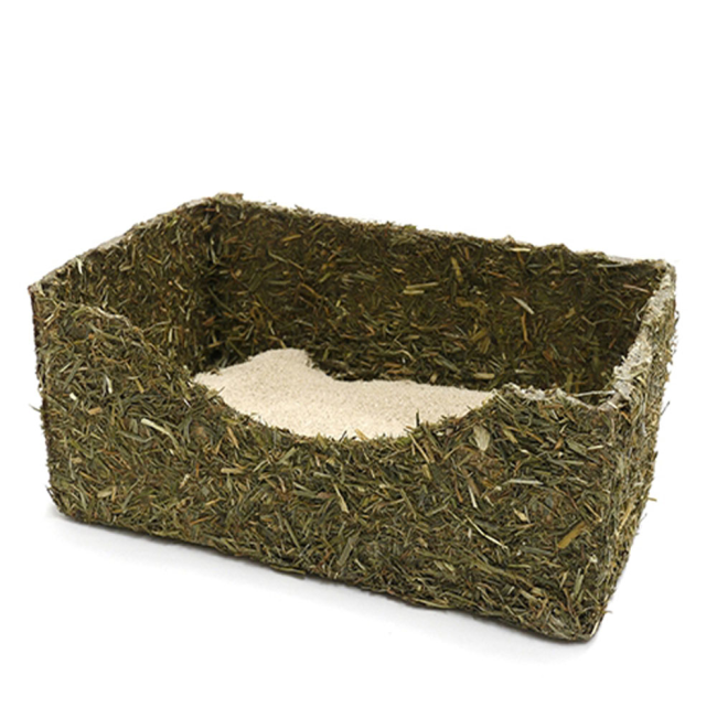 Green leafy sand box for small pets
