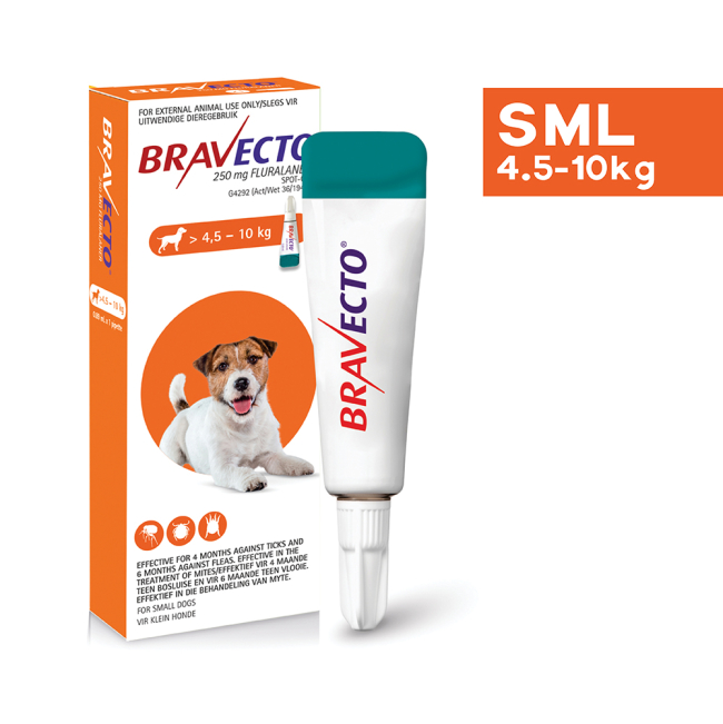 Buy Bravecto Spot On Tick Flea for Dogs Online ePETstore
