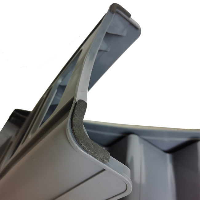 A close-up shot of the Scala Foldable Steps for Pets by M-Pets
