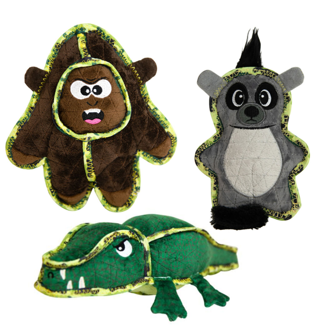 Xtreme Seamz Safari Dog Chew Toy