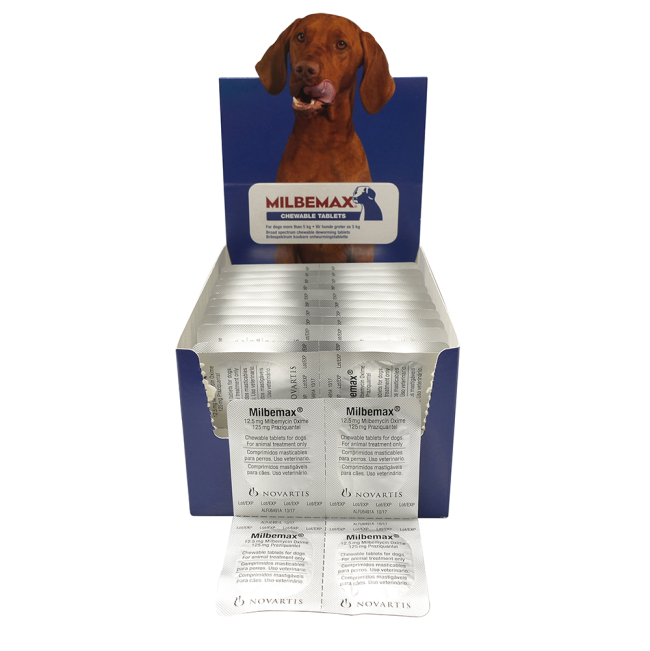 Milbemax Chewable Deworming Tablets for Dogs over 5kg ePETstore