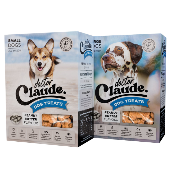 Dr Claude Peanut Butter Dog Biscuits