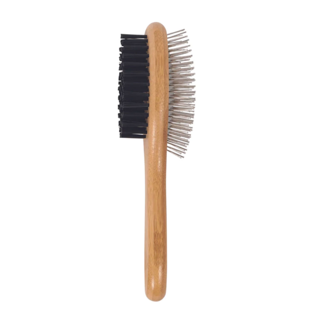 Bamboo Double-Sided Pin Brush