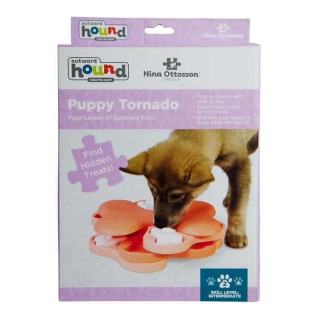 puppy tornado puzzle toy inside packaging