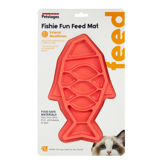 Fishy Fun feed mat inside packaging